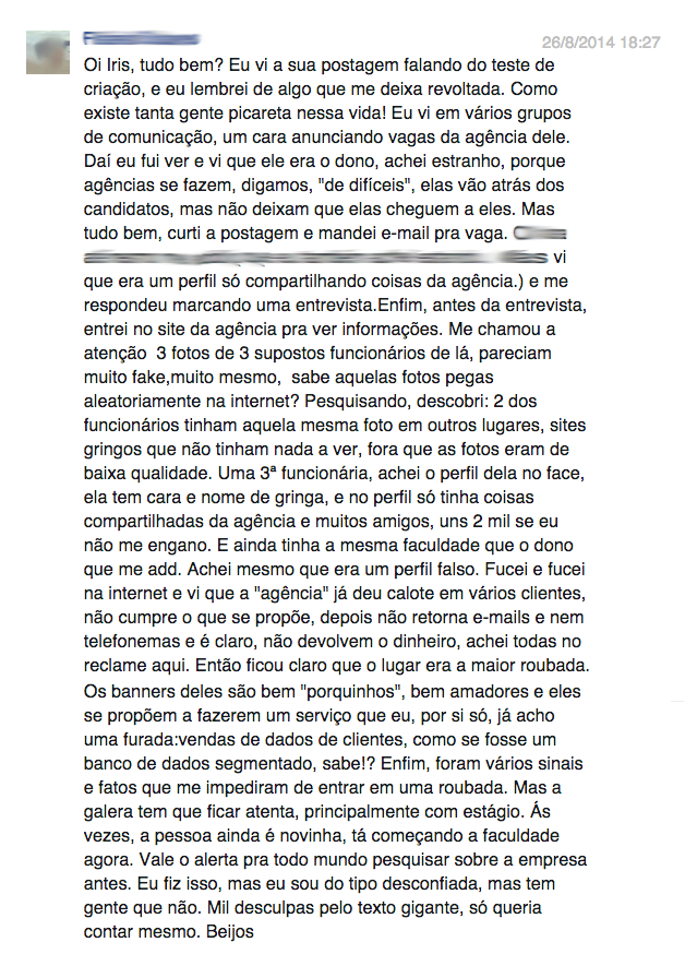 Está procurando emprego? Cuidado com o “teste de criação”